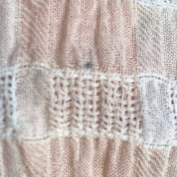 B.B Dakota Lisanne Peach Gingham Blouse - Picture 9 of 9